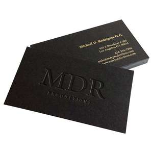 Custom Luxury Professional Gold Foil <strong>Business</strong> <strong>Cards</strong> High Quality Embossing and UV Spot Embossed for <strong>Business</strong> Use - Product Image 2
