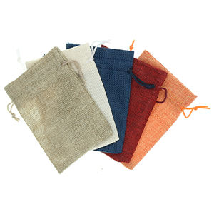 Wholesale Natural Linen Burlap Party Favors Jute <b>Bags</b> Small for <b>Gift</b> - Product Image 6