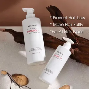 Agerios Ginger Rosemary More Natural oils Hair regrowth Shampoo Private label for Reducing Hair Loss