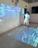 Populaire meilleure vente aire de jeux intérieurs jeux interactifs capteurs tactiles infrarouges projecteurs de sol mural jeu pour enfants
