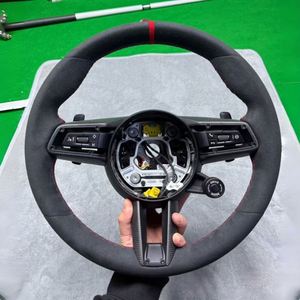 Volante para Automóvil <span class=keywords><strong>Porsche</strong></span> Cayenne Cayman 997.1 991 981 991.1 718 <span class=keywords><strong>GT</strong></span> <span class=keywords><strong>944</strong></span> Macan Panamera Tayneen, Volante de Alcántara - Product Image 6