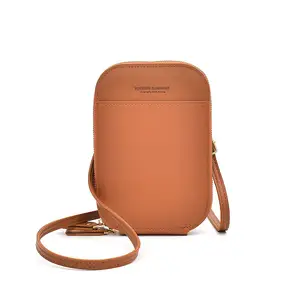 Neue Marke Multifunktions-PU-Leder Mini Cross body Umhängetasche Damen Handy taschen Schulter