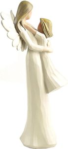 <span class=keywords><strong>Estatua</strong></span> de Ángel Artesanía de resina hecha a mano Madre e hija Abrazar la <span class=keywords><strong>estatua</strong></span> de Ángel - Product Image 2