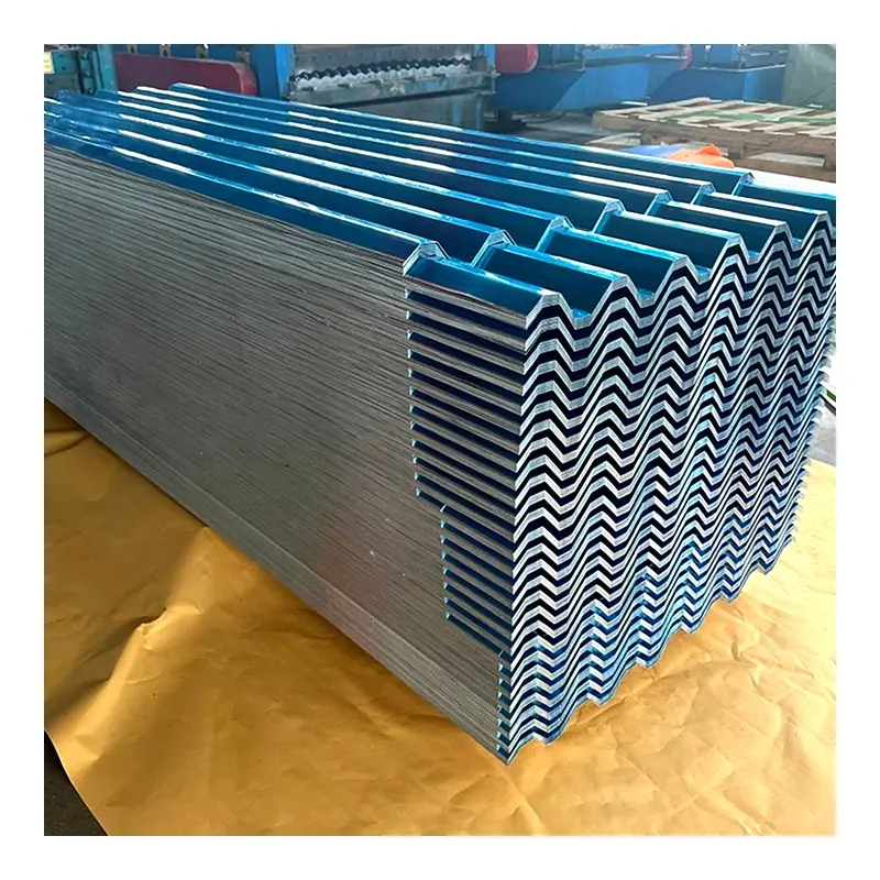 Color Coated Colorful Roof Steel Tiles Galvanized Galvalume Roofing Corrugated Steel Ppgi Ppgl Metal Zinc Tile Roof Sheet