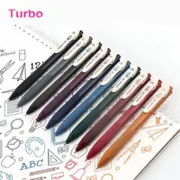 Yiwu-mini bolígrafo de gel de tinta negra promocional, muestra gratuita del mercado, bolígrafos de plástico simples personalizados con el logotipo de la empresa, 2020