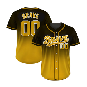 Op maat gemaakte kleurmatching lichtgewicht retro dames polyester training baseball mesh jersey effen aanpasbaar voor heren - Product Image 1