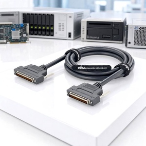 Kabel SCSI HPDB68 Male to Male dengan Pengunci Sekrup untuk Sistem Akuisisi Data Industri Kompatibel dengan Advantech PCL-10168 - Product Image 1