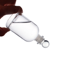 Bouteille en verre de diffuseur d'arôme 100ml bon marché avec couvercle en forme de boule