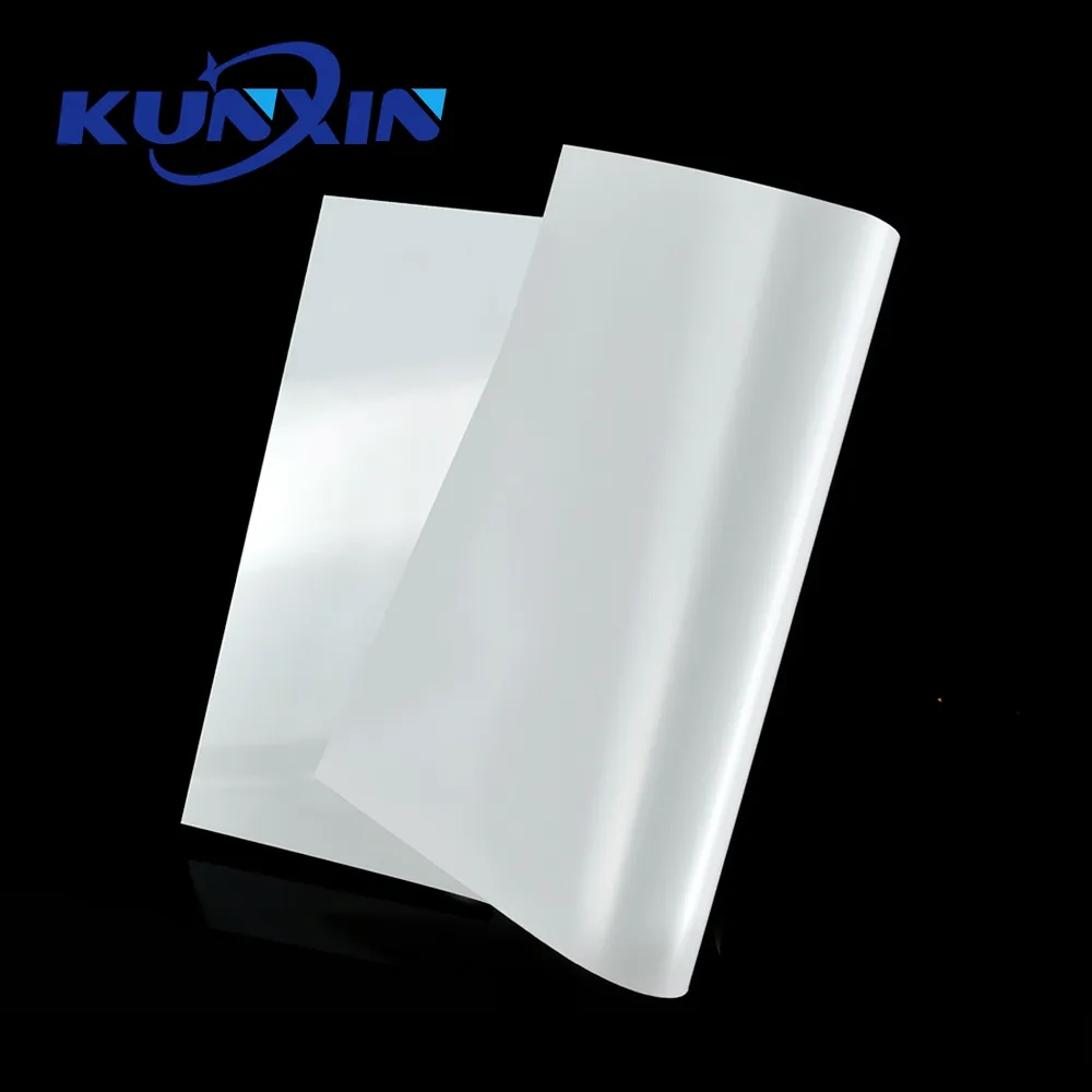 Kunxin異なる厚さの光学ミルキーホワイトフレキシブルロールライトPC反射シートLED用