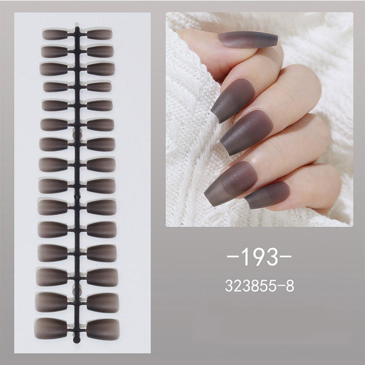 Matte False Nails Art Acrylic Artificial Fingernails Nails Press on Nails Wholesale Price