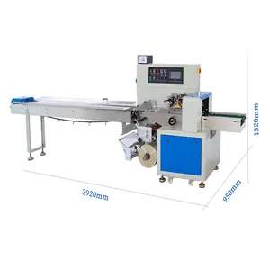 Automatic Horizontal Flow Single Use Wet Tissue Toilette Facial Paper Packaging Machines Cup Count Packing Machine