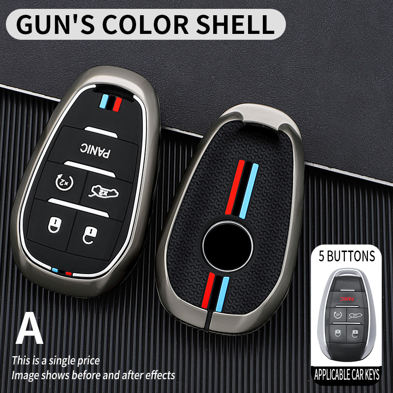 5 Button Gun Metal