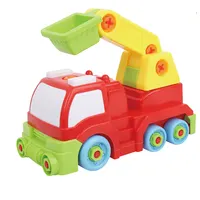 अलग ले आग ट्रक खिलौने बच्चों इमारत खिलौना सेट निर्माण इंजीनियरिंग खेलने किट स्टेम के साथ सीखने के लिए ड्रिल लड़कों लड़कियों