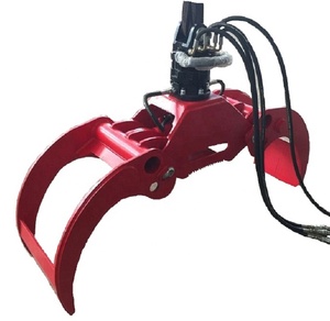 Remorque forestière rotative hydraulique avec grue à grappin et grue hydraulique, garantie 2 ans, matériel d'arboriculture - Product Image 2