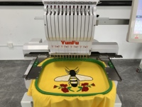 Livraison à domicile pour la nouvelle machine à broder automatique informatisée MAS à tête unique à 9-12-15 aiguilles