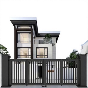 Barandas de Aluminio para Portones, Estilo Moderno Minimalista, Antirrobo, Impermeables, Personalizables para Patios, Cercas, Muros Perimetrales de Villas - Product Image 1