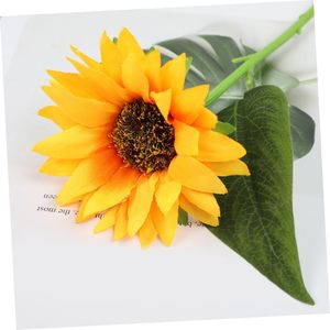 Flores de Gerbera Artificiales de Látex Realistas de Calidad al por Mayor para Decoración del Hogar, Bodas, Graduaciones, Exteriores y Parques Infantiles - Product Image 5