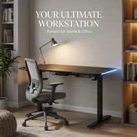 Table de jeu ergonomique AOR Esports à hauteur réglable, design moderne, silencieuse et en matériaux écologiques, vente en gros directe usine