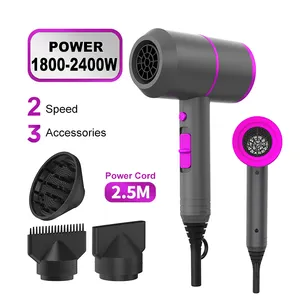 New Hot Cold Wind Hair Dryer Powerful Private Label Quick Electric Household Professional Hair Blow Hair Dryer Set With Diffuser