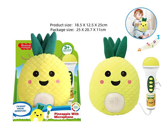 Yuglow Plush Toy with Microphone Singing Voice Recording & Light up Educational Soothing Toy for Kids
