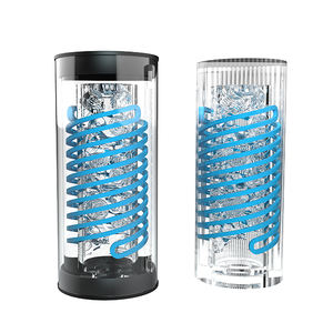 Мощный мужской секс-тренажер: вакуумный насос для эрекции, имитирующий влагалище, с мастурбационной чашкой и удлинителем для пениса, улучшение эрекции, ABS+TPE - Product Image 2