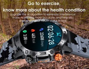 K59 Men's Luxury Ultra-Rugged 24h Smart <strong>Watch</strong> <strong>with</strong> 5G <strong>Compass</strong> Music Cellular Features Custom Logo Sim Card Slot Call &amp; Calendar - Product Image 6