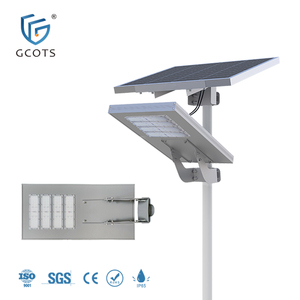 Lampadaire LED hybride solaire et réseau GCOTS en métal, étanche, 30W 40W 60W 80W 120W, type split, réglable SL-HBST - Product Image 5