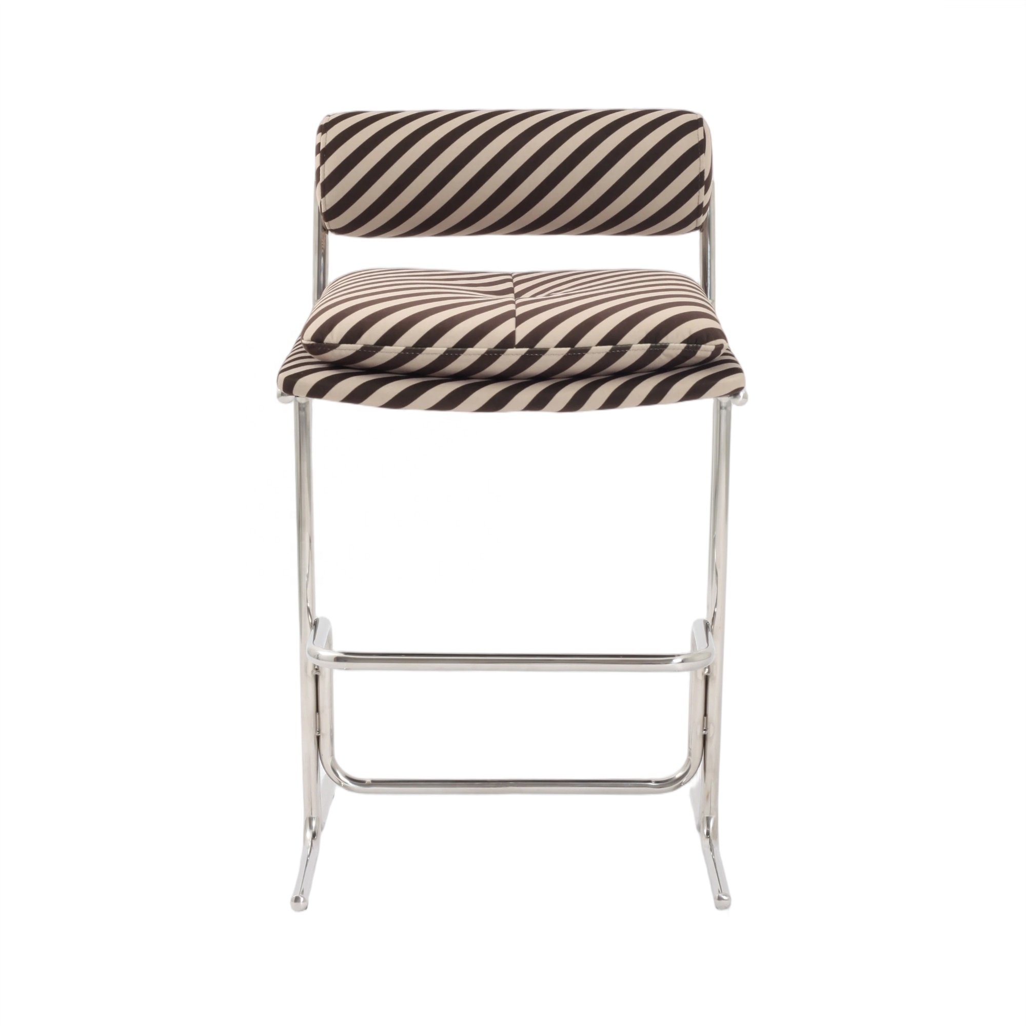 Modern Minimalist Cantilever Bar Stool – Bauhaus Stainless Steel Counter Chair for Kitchen, Home & Hotel - View 2