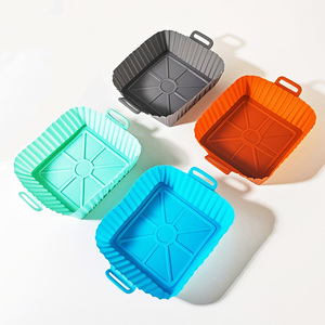 Recipiente de Silicona Rectangular para Freidora de Aire 2026, Apto para Alimentos, Resistente al Calor, Fácil de Limpiar, Antiadherente, Revestimiento de Silicona para Freidoras de Aire - Product Image 2