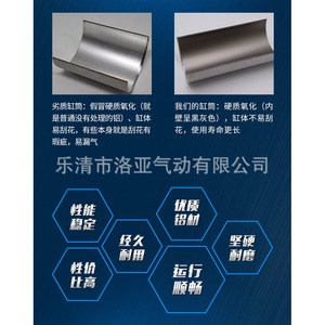 Cilindro Neumático ROANY SDA 40X25 de Aluminio Tipo Convencional - Product Image 3