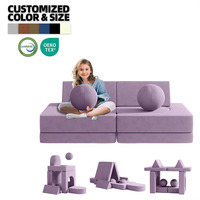 Personalizado multifuncional extraíble niños y niñas plegable sofá cama colchón de espuma