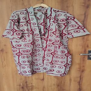 ชุดกิโมโนผ้าฝ้ายน้ำหนักเบา, ชุดคาฟตันลายดอกไม้สไตล์อินเดีย, ชุดเดรสคาฟตันผ้าฝ้ายลายดอกไม้, เสื้อคลุมโบโฮไซส์ใหญ่ ราคาขายส่ง - Product Image 2