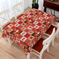 Nappe de table rectangulaire en PVC non tissé, imperméable et résistante à l'huile, à motifs floraux, fabriquée en Chine pour les hôtels, les mariages et les banquets