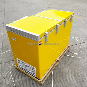 Congélateurs coffres à 2 portes pour supermarché Ice Island et usage domestique, avec compresseur, réfrigérateur double zone, organisateur commercial Bra - Product Image 6