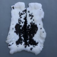 Fourrure de lapin véritable de haute qualité et haute densité - Texture claire, toucher doux, fourrures de qualité export