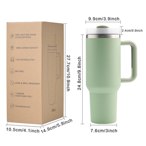 Tazza Termica Personalizzabile da 40oz per Birra e <span class=keywords><strong>Caffè</strong></span> in Acciaio Inox con Manico - Product Image 3
