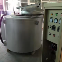 2025 El mejor horno de fusión de cobre 10KG-100KG-Pequeño horno de fundición eléctrico para alambre de cobre con certificado CE para venta directa