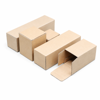 Boîte cadeau rigide en carton ondulé à fond à fermeture rapide personnalisée, pliable facilement, sans colle, écologique, biodégradable, réutilisable, emballage de luxe