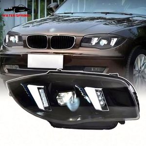Lampe frontale de style de voiture pour <span class=keywords><strong>BMW</strong></span> E87 Projecteur de phare Lentille Série 1 E81 Signal <span class=keywords><strong>E88</strong></span> E82 Phares LED Drl Accessoires automobiles - Product Image 1