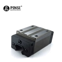 Pisti HGH15CA-HGH30CA Bloc de guidage linéaire en acier robuste à 4 rangées, palier coulissant CNC pour l'automatisation des routeurs CNC