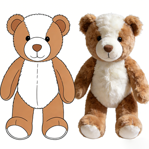 Ours en peluche doux et abordable, personnalisable, vente en gros - Product Image 1