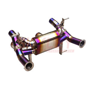 Sistema de escape de titanio de alto rendimiento para Lamborghini <span class=keywords><strong>Aventador</strong></span> <span class=keywords><strong>Svj</strong></span> tubo de escape con válvula Catback sonido de tono alto F1 - Product Image 4