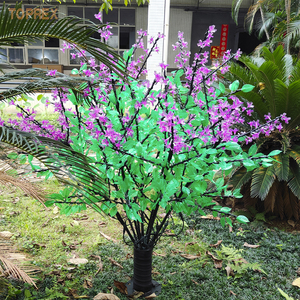 Sản Phẩm Mới Sáng Tạo Nghệ Thuật LED Lilac Cây Với Độc Đáo Chi Nhánh Lá Thiết Kế Cho Thực Vật Vườn Thiên Nhiên Khu Bảo Tồn Du lịch sinh thái Trang Web - Product Image 2