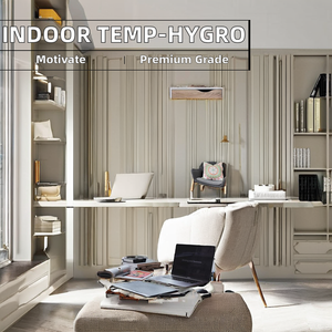 Trong Nhà Kỹ thuật số ABS Nhiệt kế ẩm kế độ ẩm thoải mái chỉ số nhiệt độ màn hình Nhà Văn phòng khách sạn nhà kính OEM - Product Image 6