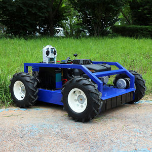 工場卸売 500mm ガソリン式 草刈り機 乗用 リモコン ホイールロボット 芝刈り機 ガーデン用 - Product Image 4