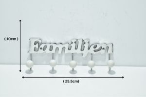 Best Quality Familien <b>Wall</b> <b>Hook</b> Rack Aluminum Decorative Coat <b>Hook</b> <b>Key</b> Holder <b>for</b> Entryway Bedroom Home Decor <b>for</b> Export Price - Product Image 3