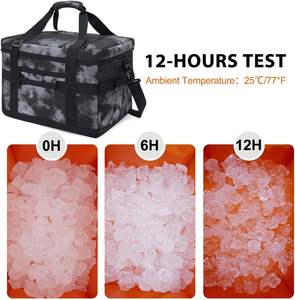Free Sample Durable Polyester for Outdoor Camping Picnics Cooler <b>Bag</b> <b>Food</b> Insulated Ice <b>Bag</b> Heavy Duty Durable Lunch <b>Bag</b> - Product Image 5
