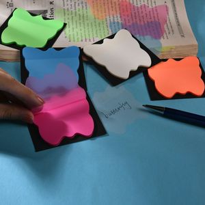 S3039 tùy chỉnh văn phòng phẩm Bướm dính lưu ý trong suốt dính Lưu ý Neon notepad trường cung cấp văn phòng phẩm thiết lập - Product Image 3
