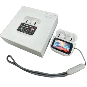 หูฟังเอียร์บัด <span class=keywords><strong>A15</strong></span> Pro หน้าจอสัมผัสพร้อมจอ LCD ระบบตัดเสียงรบกวน ANC ไร้สาย TWS ชิปเซ็ต <span class=keywords><strong>JL</strong></span> - Product Image 1