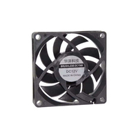 Ventilateur sans balais 70 mm 12 V, ventilateur de refroidissement pour boîtier d'ordinateur, flux axial, roulement à billes, DC silencieux, haut débit d'air, industriel
